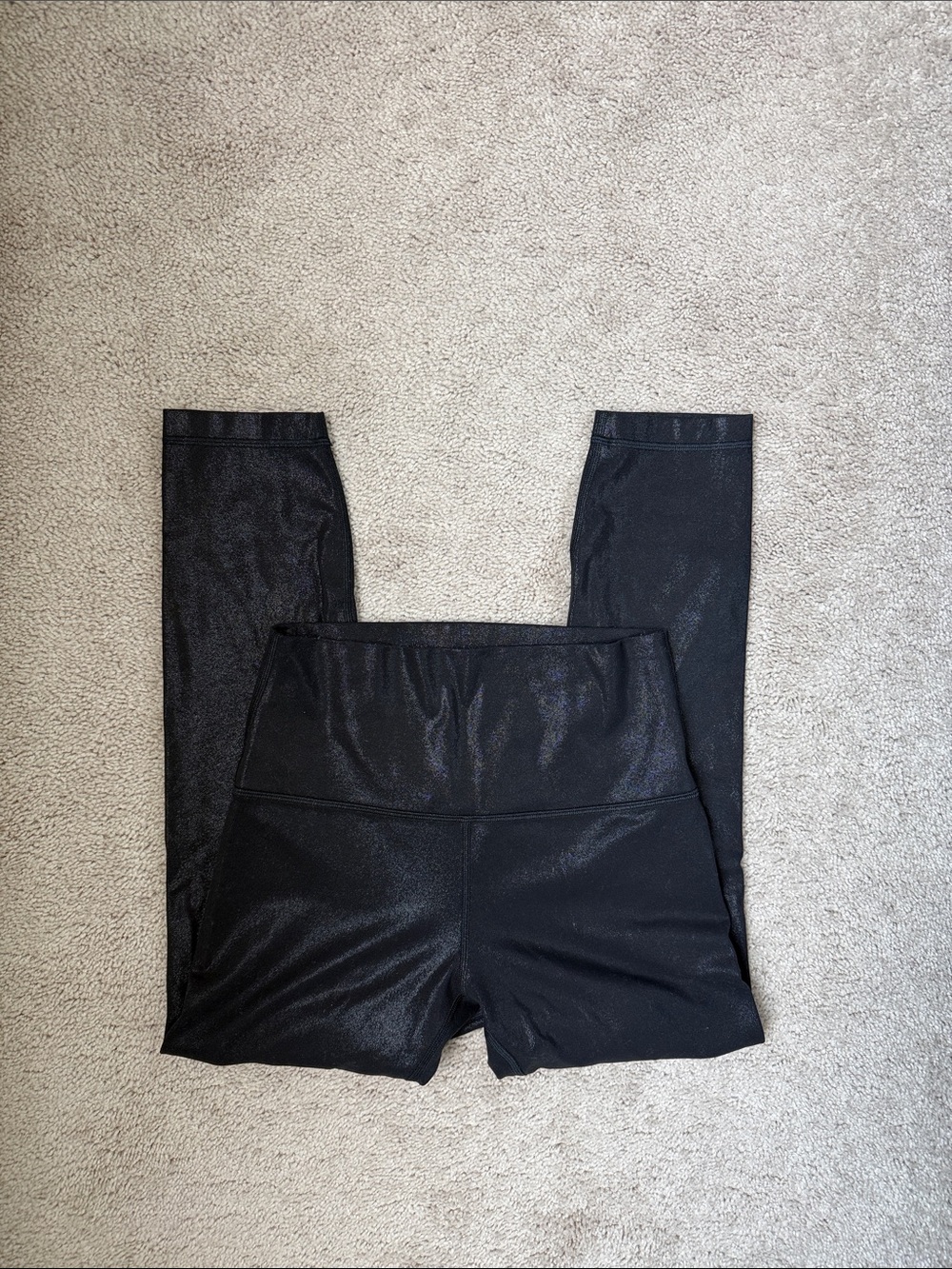 Lululemon Shiny Black Leggings
